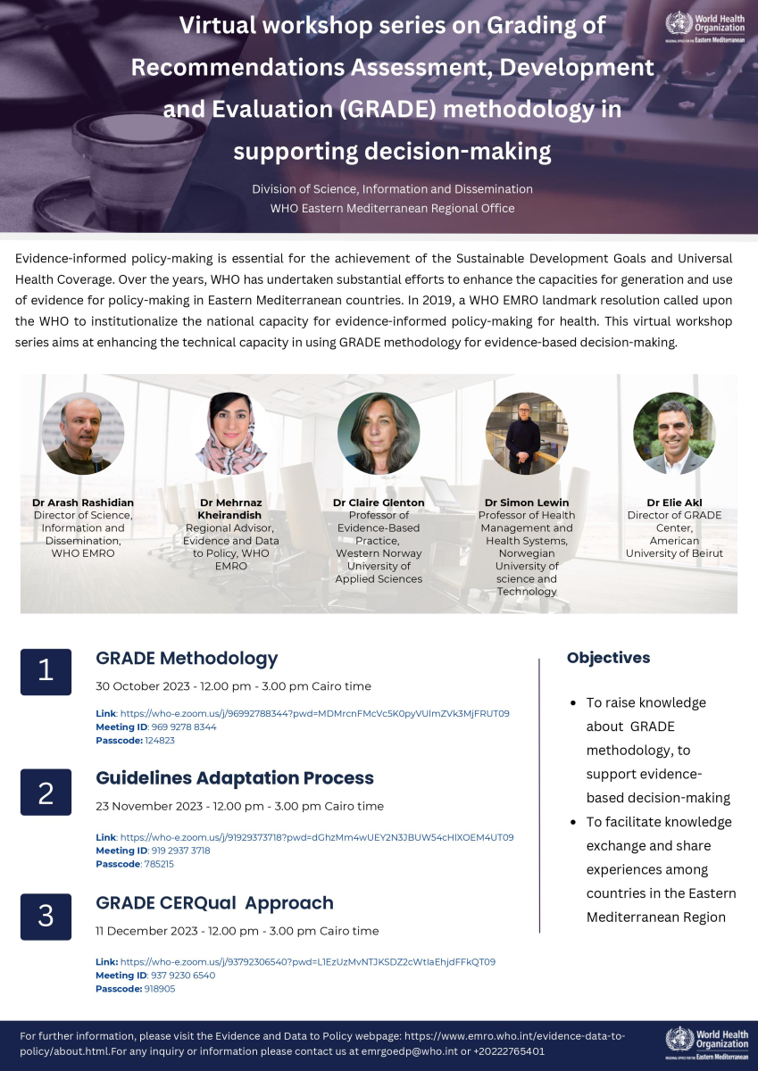 Webinar WHO